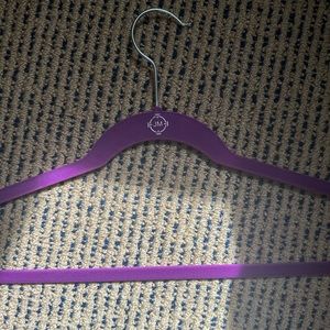 Joy Mangano huggable hangers. Two shades of purple. 72 hangers